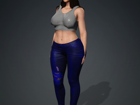 Mila Kunis Modelo 3D