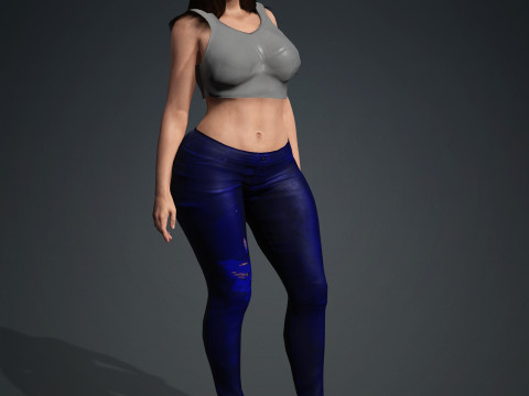 Mila Kunis Modelo 3D