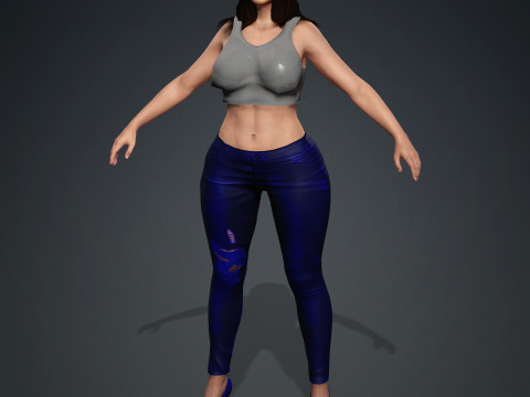 Mila Kunis Modelo 3D