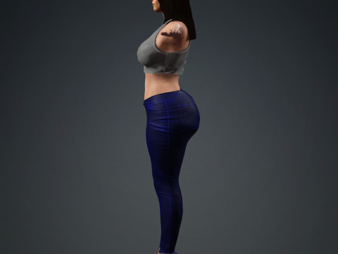 Mila Kunis Modelo 3D