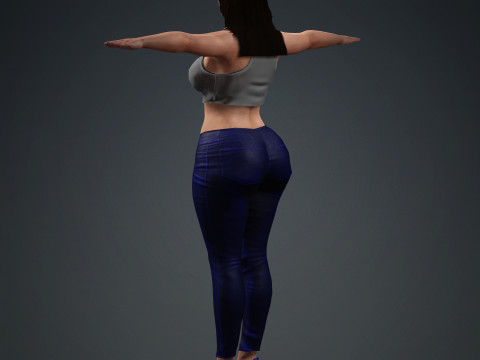 Mila Kunis Modelo 3D