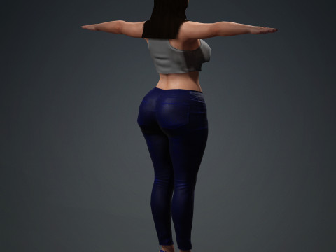 Mila Kunis Modelo 3D