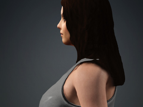 Mila Kunis Modelo 3D