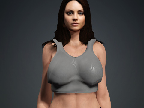 Mila Kunis Modelo 3D