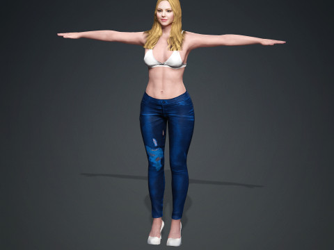 Amanda Seyfried Model 3D