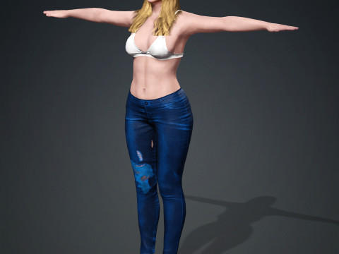 Amanda Seyfried Model 3D