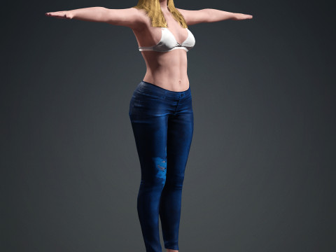 Amanda Seyfried Model 3D