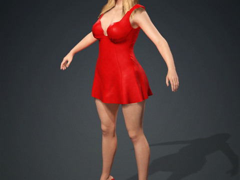Beyonce Modelo 3D