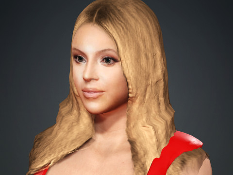 Beyonce 3D मॉडल