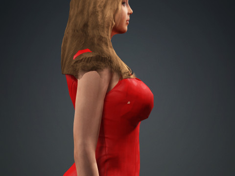 Beyonce Modelo 3D