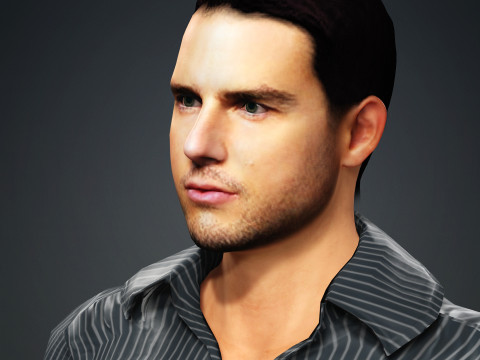 Tom Cruise Modelo 3D