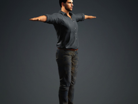 Tom Cruise 3D Model