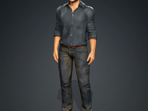 Tom Cruise 3D Model