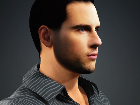Tom Cruise 3D Model