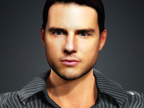 Tom Cruise 3D Model