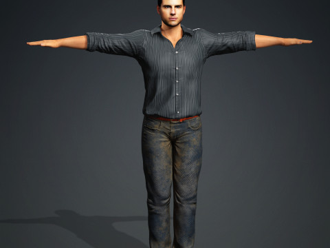 Tom Cruise 3D Model