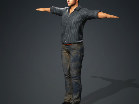Tom Cruise 3D Model