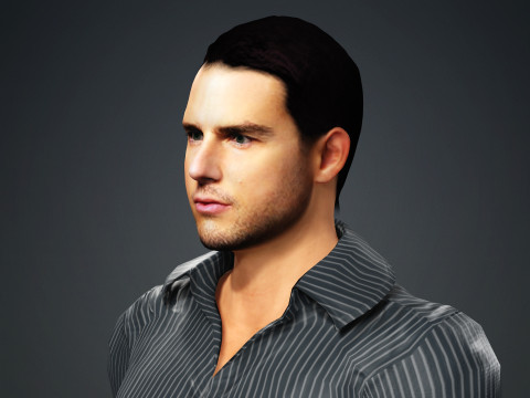 Tom Cruise 3D Model