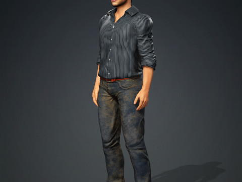 Tom Cruise 3D Model