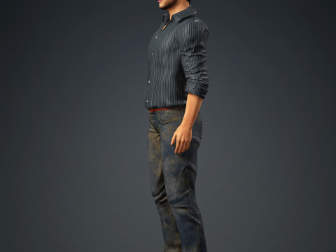 Tom Cruise 3D Model