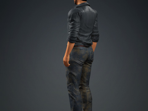 Tom Cruise 3D Model