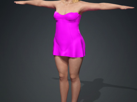 Margot Robbie Model 3D