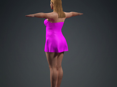 Margot Robbie Model 3D