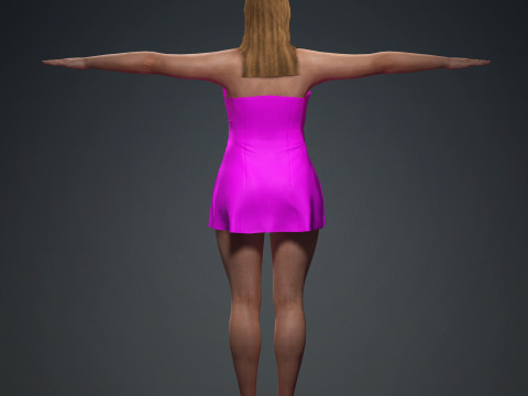 Margot Robbie Model 3D