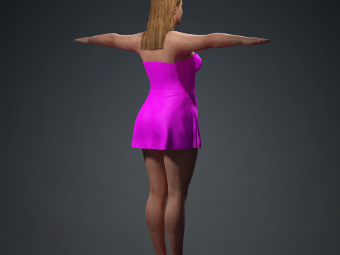 Margot Robbie Model 3D