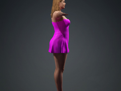 Margot Robbie Model 3D