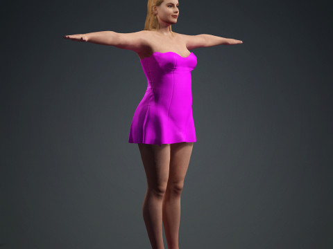 Margot Robbie Model 3D