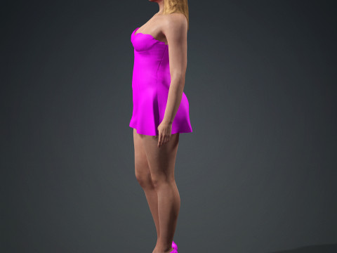 Margot Robbie Model 3D
