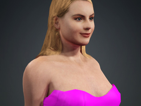 Margot Robbie Model 3D