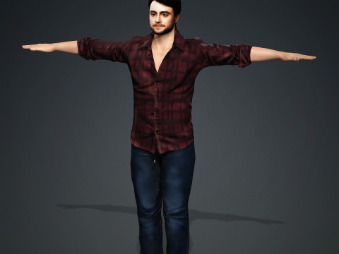 Daniel Radcliffe 3D Model