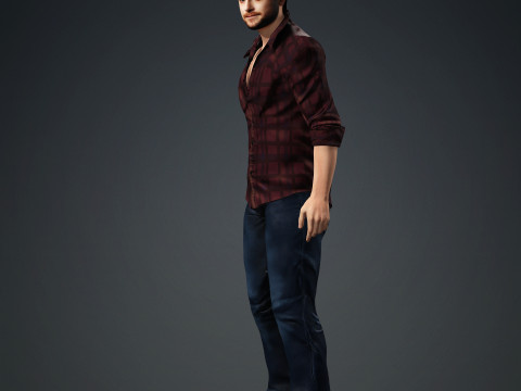 Daniel Radcliffe 3D Model