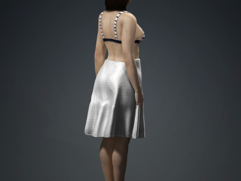 Emma Stone 3D Model