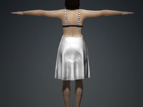 Emma Stone 3D Model
