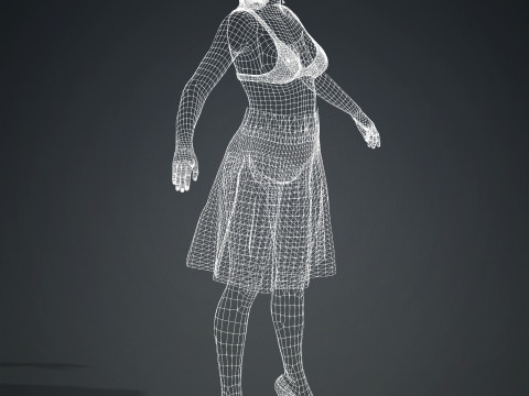 Emma Stone 3D Model