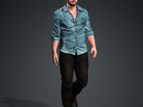 Chris Evans 3D Model