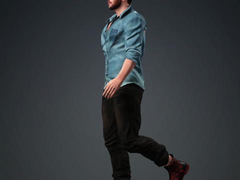 Chris Evans 3D Model
