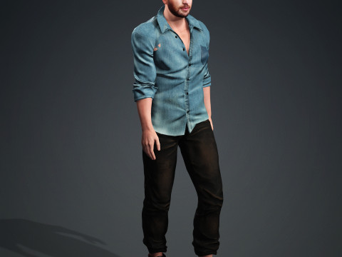 Chris Evans 3D Model