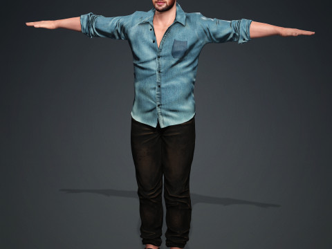 Chris Evans 3D Model
