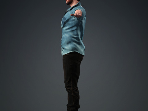 Chris Evans 3D Model