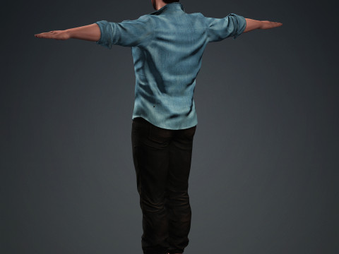 Chris Evans 3D Model