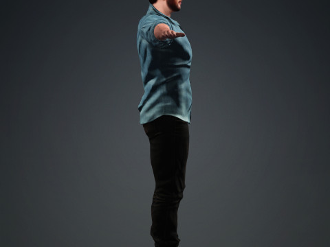 Chris Evans 3D Model
