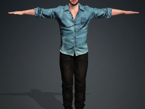 Chris Evans 3D Model