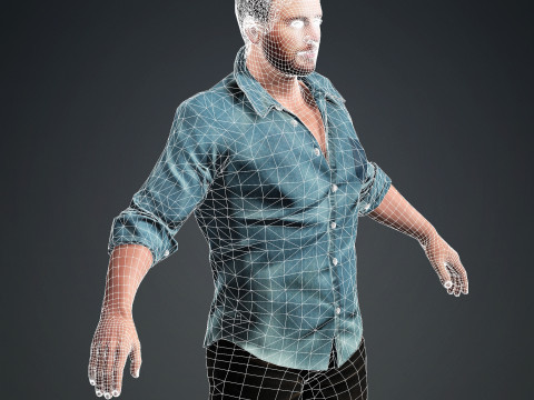 Chris Evans 3D Model