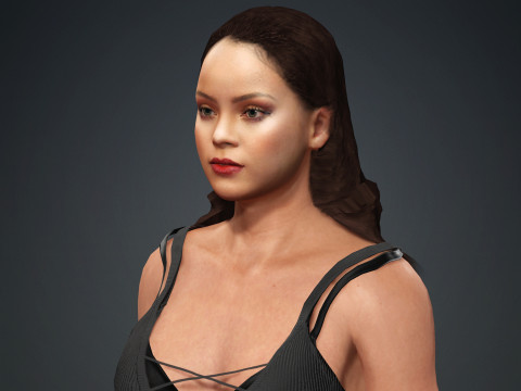 Rihanna 3Dモデル