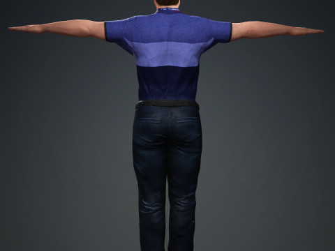 Brad Pitt Model 3D