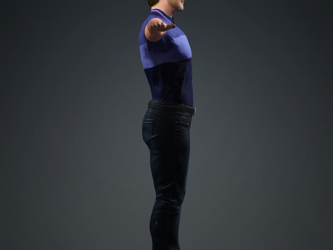 Brad Pitt Model 3D
